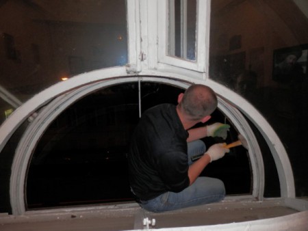 замена стекла, замена стекла овальной формы, вырезанного по шаблону, ООО "Гранд Отель", ул. Гончарная, д. 26/32